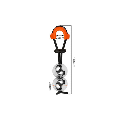 Reusable Stainless Steel Solid Ball Stretching Amplification Trainer Adjustable Household Items Adult Male Exercise Equipment