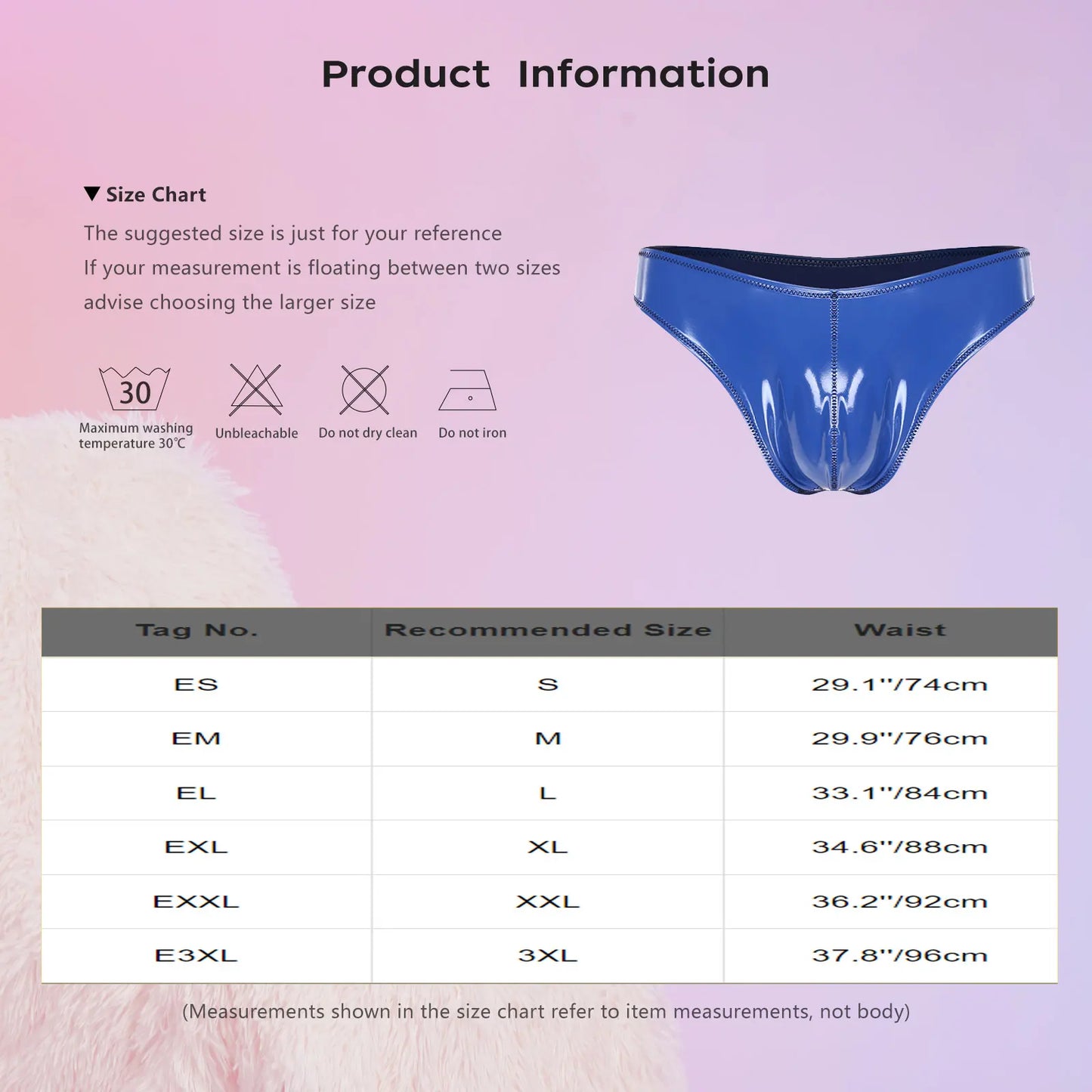 Men Wet Look PU Micro Briefs Low Rise Bugle Pouch Underwear Leather Underpants Beach Mini Bikini Bathing Suit Nightwear Clubwear