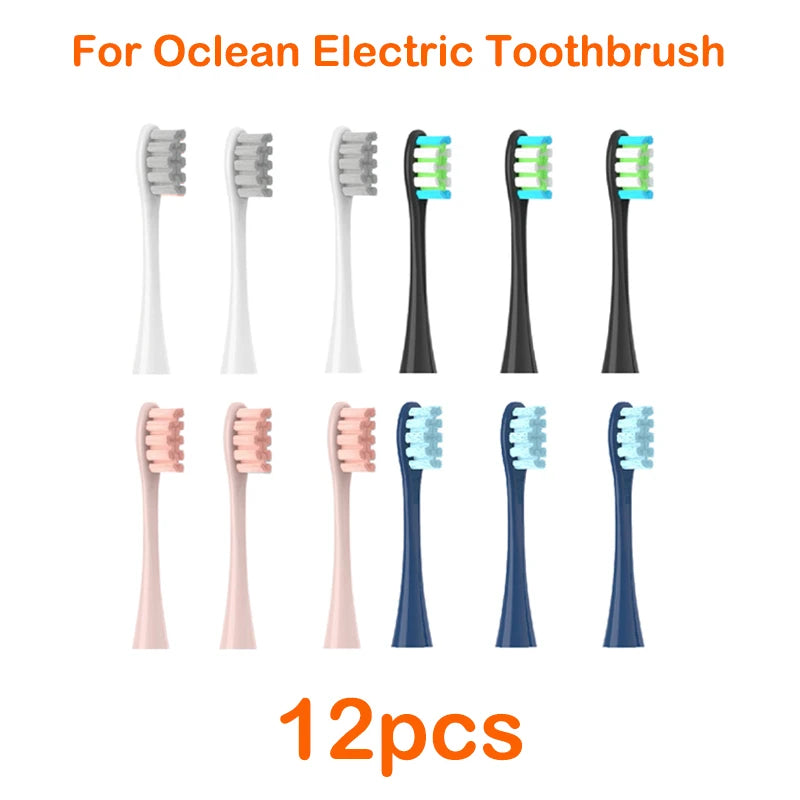 Replacement Brush Heads DuPont Soft Bristle Clean Nozzles for Oclean X/ X PRO/ Z1/ F1/ One/ Air 2 /SE Sonic Electric Toothbrush