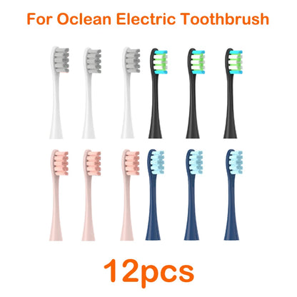 Replacement Brush Heads DuPont Soft Bristle Clean Nozzles for Oclean X/ X PRO/ Z1/ F1/ One/ Air 2 /SE Sonic Electric Toothbrush
