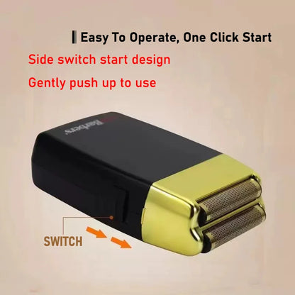 POP Barbers P620 11000RPM Black Gold Whitening Device Oil Head Gradient Bald Artifact Hair Salon Special Trimming Shaver