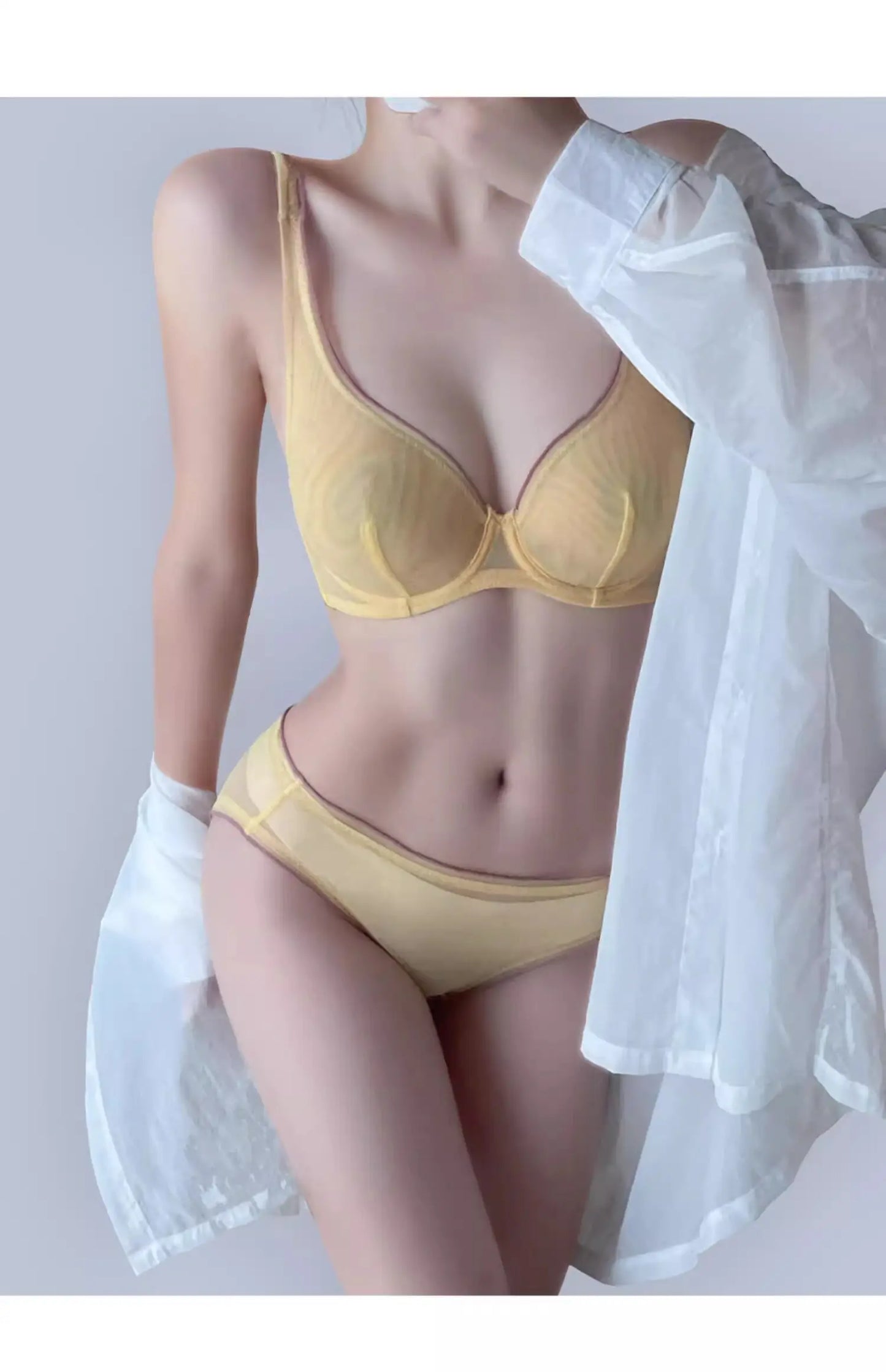 Women Summer Lingerie Set Push Up Bra Comfort Lift Seamless Push Up Bra for Women Full Cup No Underwire Ultra Thin Bra S-2XL Hot