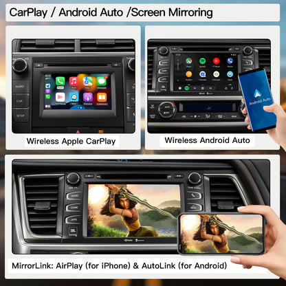 Wireless Carplay Android Auto module For TOYOTA CH-R Corolla Camry Auris prius RAV4 Avensis Highlander car play box Car decoder