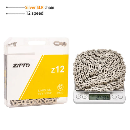 ZTTO MTB Road Bike 10 11 12 Speed Chain Bicycle Hollow Current With Missing Link High Quality 10S 11S 116 Links 12 S 126 Links