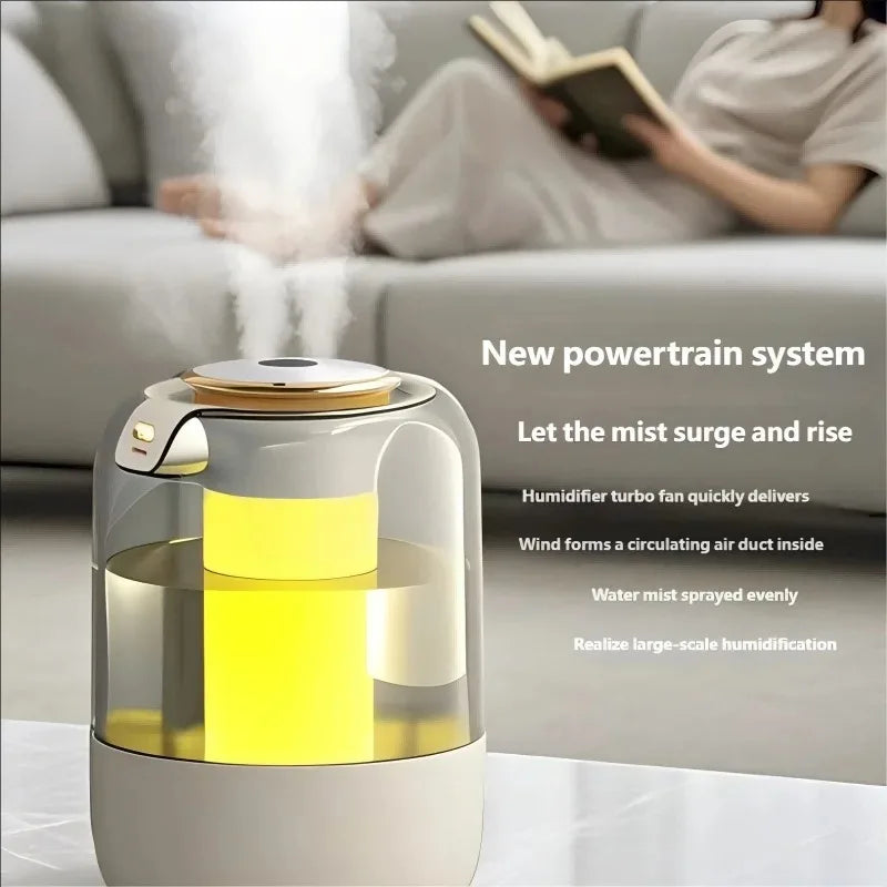 Cool Mist Air Humidifier For Bedroom 2025 New Ultrasonic Quiet Large Spray Safe for Babies & Pregnant Women