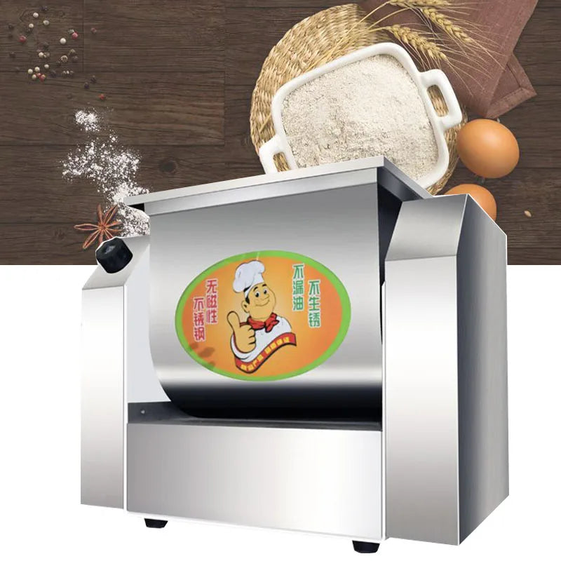 Commercial Electric Kitchen Flour Dough Kneading Mixer Machine Food Minced Meat Stirring Pasta Mixing Bread Blender Maker 220v