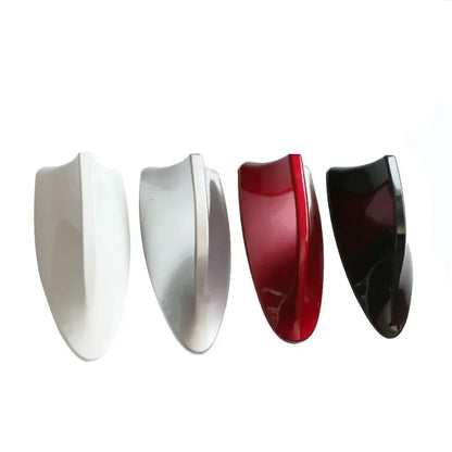 1pc Car decoration shark fin antenna for signal and radio reception, roof wing antenna modification without drilling