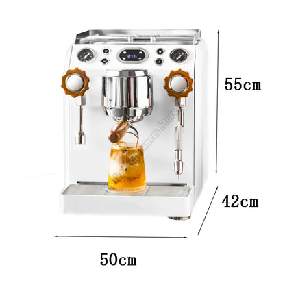Coffee Maker Household Professional Semi Automatic Italian Coffee Household Small Commercial Milk Tea Shop Machine