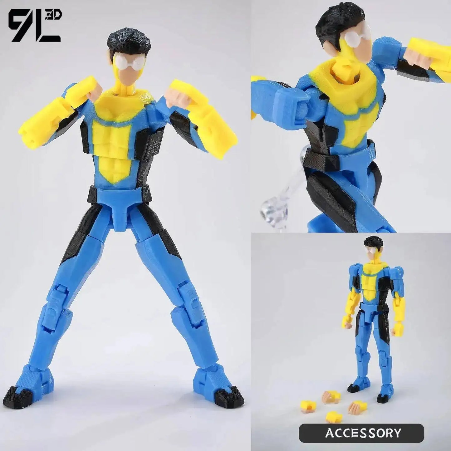 9L3D Invincible Slayer Daryl Dixon Lucky13 Action Figure Dummy13 Multi-Jointed Collectible Model Toys Titan13 Birthday Gifts T13