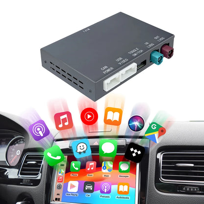 Wireless CarPlay Retrofit Box For Volkswagen Touareg RNS850 2011-2017 8 Inch Android Auto For Apple CarPlay Vw Navigation Mirror