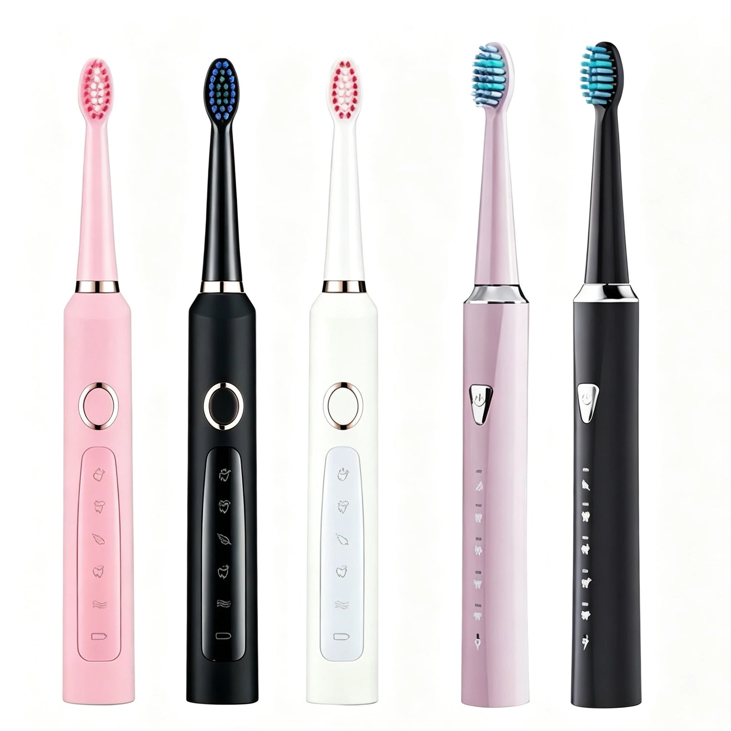 Replacement Toothbrush Heads for Coulax C7/C8 Sonico Electric Toothbrush Accessories Nozzles Bristles