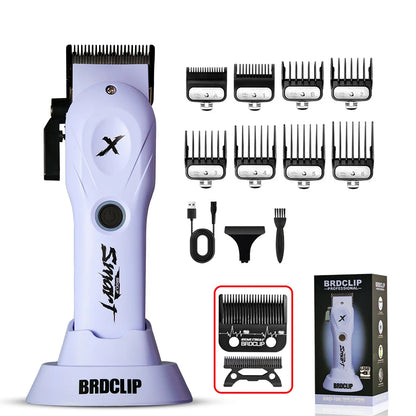 BRDCLIP 108 109 609 Purple Barber Professional 8800RPM 4500mAh Hair Clipper 10000RPM Salon Electric Shaver 7700RPM Hair Trimmer