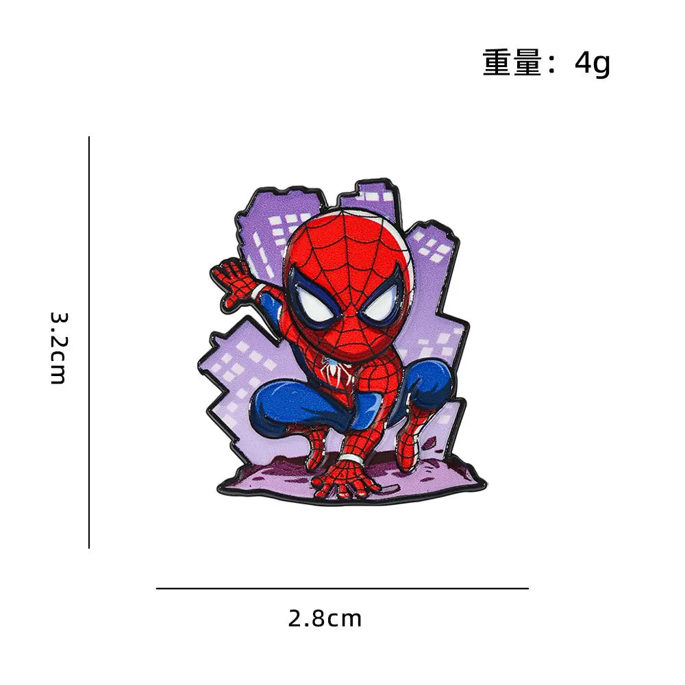 Cartoon Pins Metal Anime Badge Funny Comics Enamel  Cute Collar Pins Brooches Jewelry Lapel Pin Jewelry Collection Friend Gifts