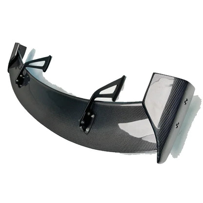 Real Carbon Fiber Double Rear Spoiler Wing for GR Supra A90 A91 MK5 AO Style Glue Tape or Screws Installation