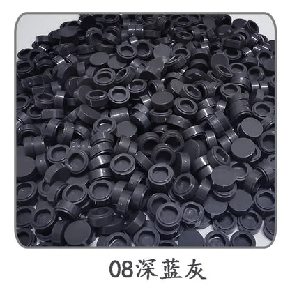 900pcs 52 Colors City Building Blocks Flat Tile 1x1 Round Bricks DIY Enlighten Blocks Parts 98138 Blocks for Children Boys Girls
