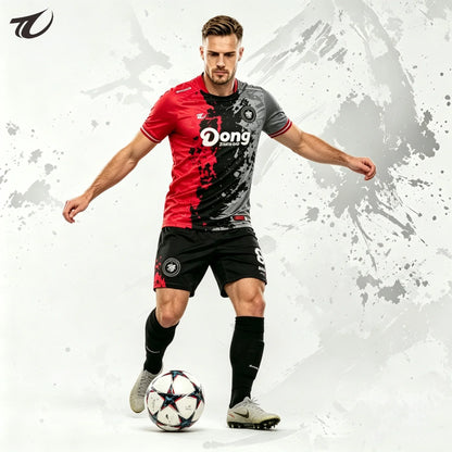 Sublimation Customize Own Design Printing Club Team Training Football Jersey Kits Quick Dry Breathable Soccer Uniforms Wear Set