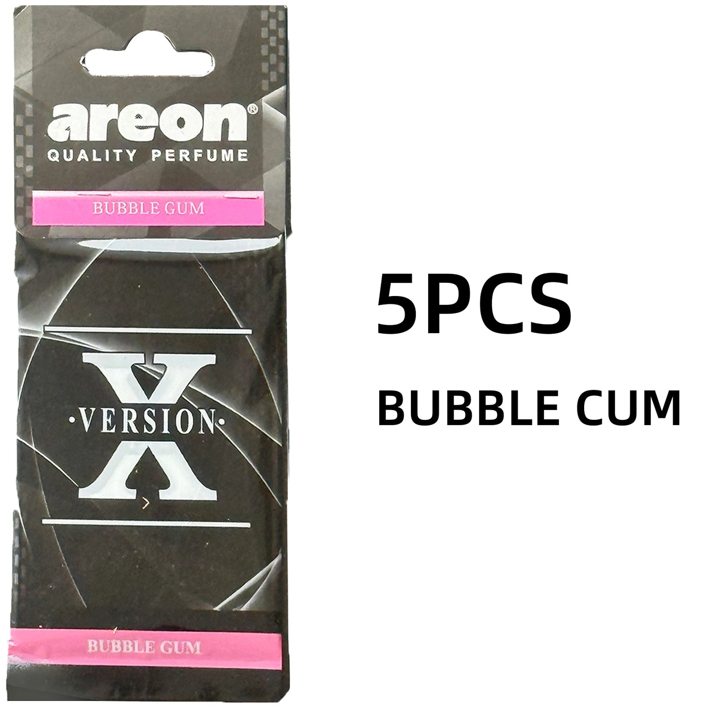 areon 5/20pcs BUBBLE CUM Scent Car Air Freshener, Natural Tea-Scented Paper, Car-Mounted Hanging Type, Car Interior Accessories