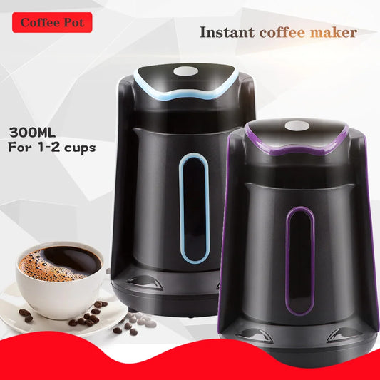 Electric Coffee Pot 300ML For 1-2 Cups Instant Coffee Maker With 600W Power Electric Tea or Coffe Pot
