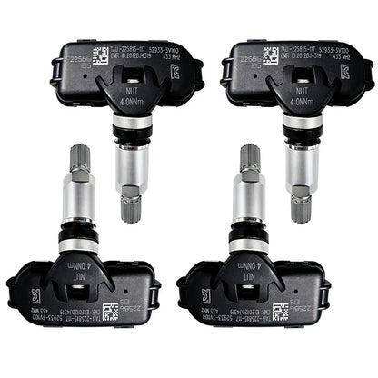 1/4PCS 433MHZ Tire Pressure Monitor System TPMS Fit For Hyundai Grandeur i40 Azera Replacement For 529333V100 52933-3V100