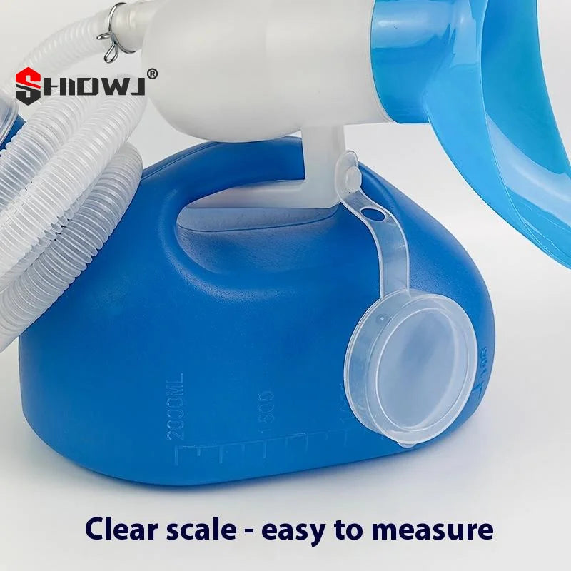 Home & Travel Essential - Unisex 2000ML Leakproof Urinal Bottle, Lightweight Portable for Camping, Car Travels
