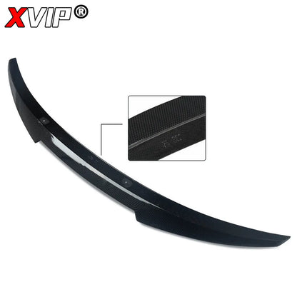 XVIP Car M4 Style Roof Spoiler Glossy Black Wings For BMW 3 Series G20 G28 2019-2022 330i 330e Sedan ABS Ducktail Trunk Spoilers