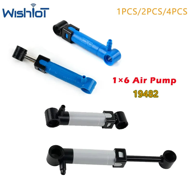 MOC 19482 1*6 Air Pump Technology Building Blocks Parts Pneumatic Assembly Modified M-00010 Toys Small Bricks Model Accessories