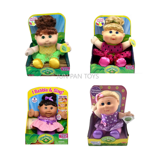 Cabbage Patch Kids Sittin' Pretty Babble 'n Sing Toddler Fun Fruit Fashion 9 Singing Along Songs Soft Doll Girl Birthday Toy 1pc