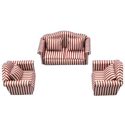 1:12 Mini Cute Dolls Sofa Pillows Set Simulation Dollhouse Furniture Toys Miniature Doll House Accessories Children Toys Gift