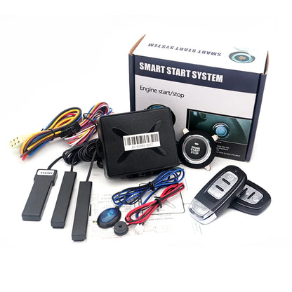 Kirbin Start button system Car alarm with autostart Universal central locking Automotive start stop Remote starter kit For Golf