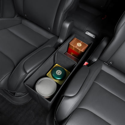 For 6-seater Tesla Model YL second row seat middle storage box, second row aisle storage box, 2 styles to choose from