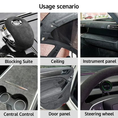 Car Body Film Vinyl Wrap Decal Vinyl Wrap  Self-Adhesive Auto Interior Door Suede Stickers Leather Repair for Car Accessories