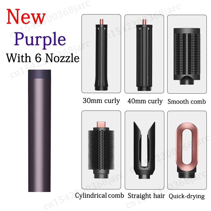 SenCiciMen X19 Hair Styler Curling Iron Hot Air Brush Curling Barrel Hair Dryer Salon Professional Curly Straight Hair Styler