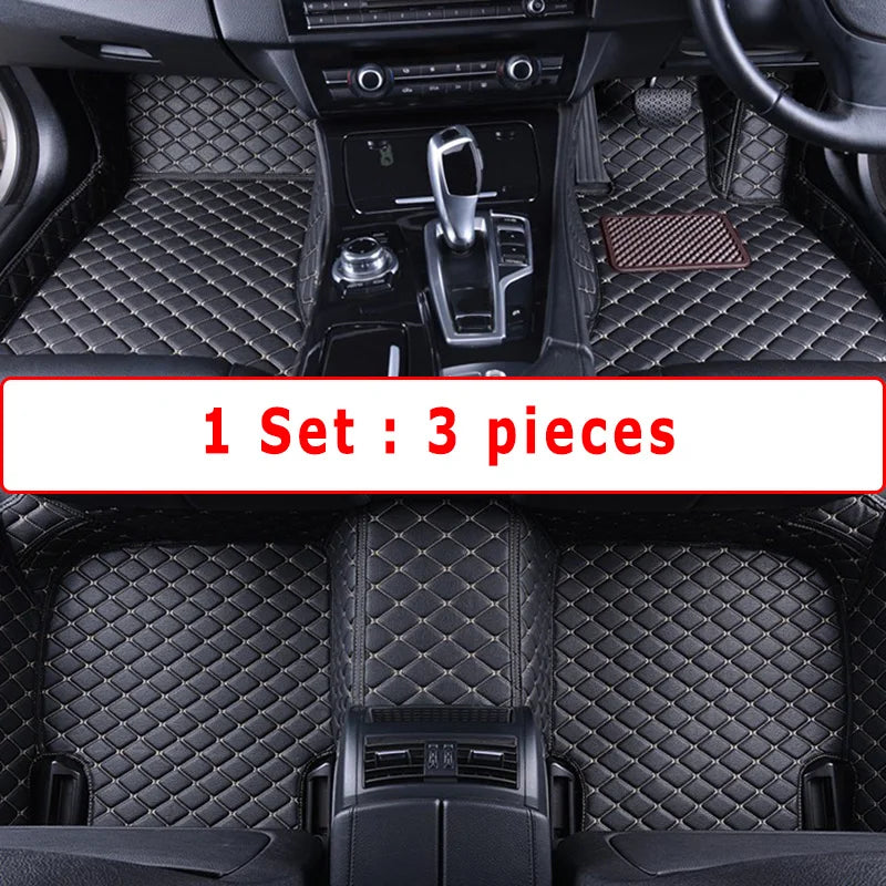 RHD Car Floor Mats For Toyota Highlander XU50 Kluger 2014 2013 2012 2011 2010 2009 (5 Seater) Auto Carpet Accessories Interior