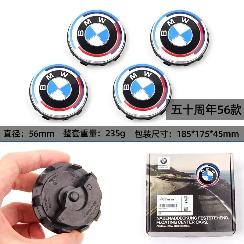 56/68mm original magnetic suspension hub center cover is suitable for BMW 1 2 3 4 5 6 7 series X5 X6 Z4 m2 m3 m4 M5  M6 mx5 mx6