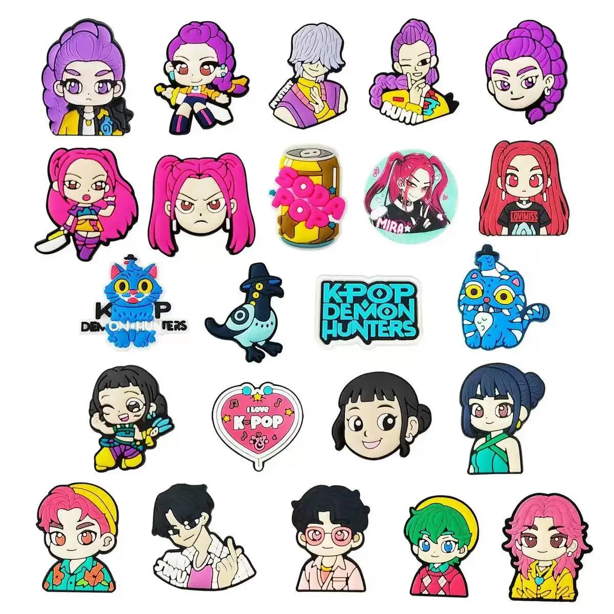Hot Toys Cartoon 16-100pcs Shoe Charms For Sandals,Shoe Decoration Accessories Shoe Pins Great Gift For Men Women