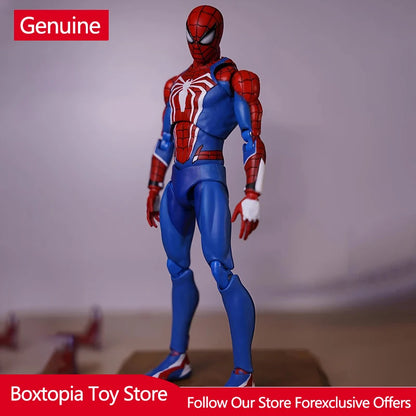 Zd Toys Marvel Ps4 Spider Man Velocity Suit Action Figure Fully Articulated Joint Movable Collectible Model Toy Gift For Adult