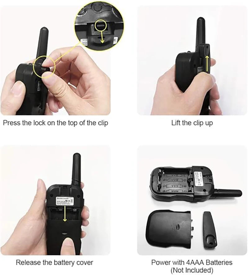 Kids Walkie Talkies with Flashlight and LCD Screen,3 Miles Range Walkie Talkies for Kids Outside Adventures Camping Hiking