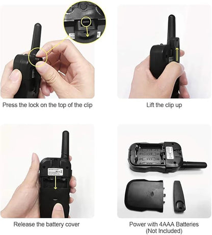 Kids Walkie Talkies with Flashlight and LCD Screen,3 Miles Range Walkie Talkies for Kids Outside Adventures Camping Hiking