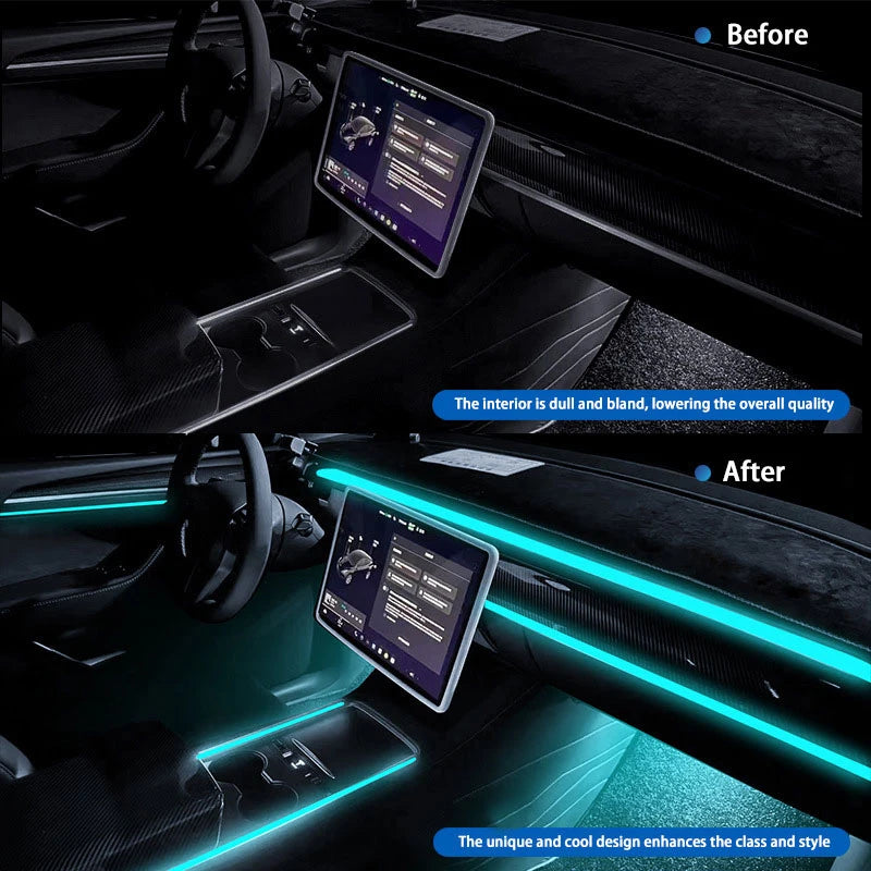 For Chevrolet Camaro MK6 6th 6Gem 2016~2018 2017  6/18 in 1 Car Atmosphere Light Lamp RGB Shade Ensemble Streamer Atmosphere Set