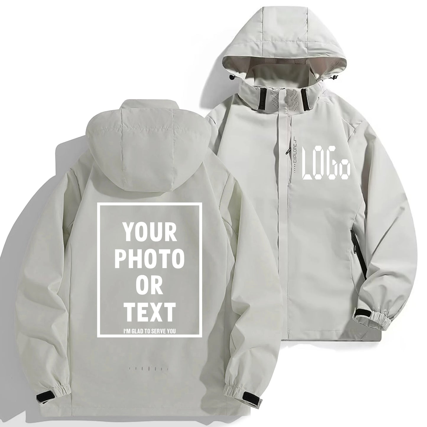 2025 New Fashion Jacket - Your Own Design Brand Logo/Customized Images Everywhere - DIY Thin Sunscreen Jacket for Men and Women