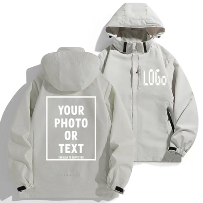 2025 New Fashion Jacket - Your Own Design Brand Logo/Customized Images Everywhere - DIY Thin Sunscreen Jacket for Men and Women