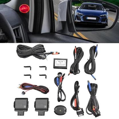 BSD BSM BSA Blind Area Spot Detection System Lane Change Blind Spot Monitoring  77Ghz  radar Dual color light early warning