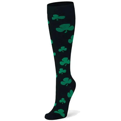 Sport Compression Stockings Funny Pattern Halloween ballon Dot Leg Pressure Running Cycling Multi Color Compress Socks