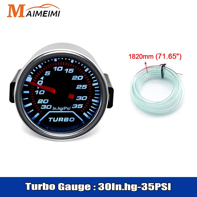 2" 52mm Exhaust Gas Temperature Gauge Auto Car LED EGT Voltmeter Tachometer Turbo Boost Oil Water Temp Gauge For Car Racing 12V