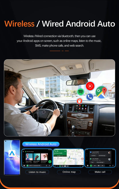 Wireless CarPlay Module For Nissan Pathfinder 2013-2019 QX60 QX70 QX80 Android Auto Car Play