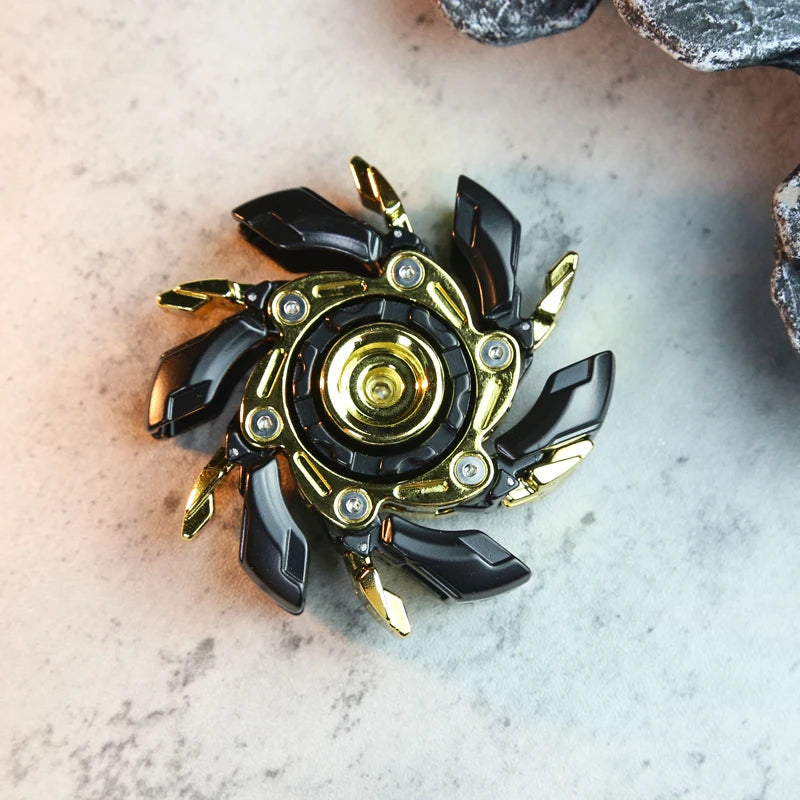 Mecha Transform EDC Fidget Spinner - Stress Relief Gyro Toy | ADHD & Anxiety Relief Tool | Adult Decompression Finger Spinner