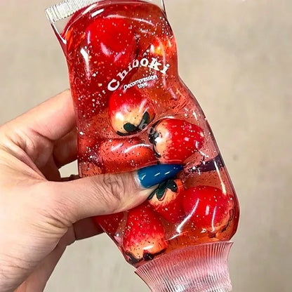 Portable Toothpaste Shaped Squishies, Soft Slow Rebound Squeeze Toy, Funny Stress Relief Fidget Toy for Daily Relaxation