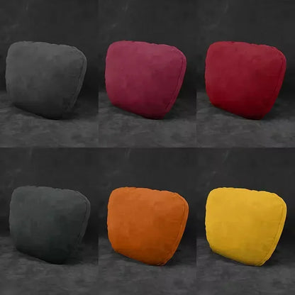 Italy Suede Car Neck Rest Pillow For Rolls Royce Cullinan RR31 Seat Head Neck Support Cushion Auto Interior Accessories