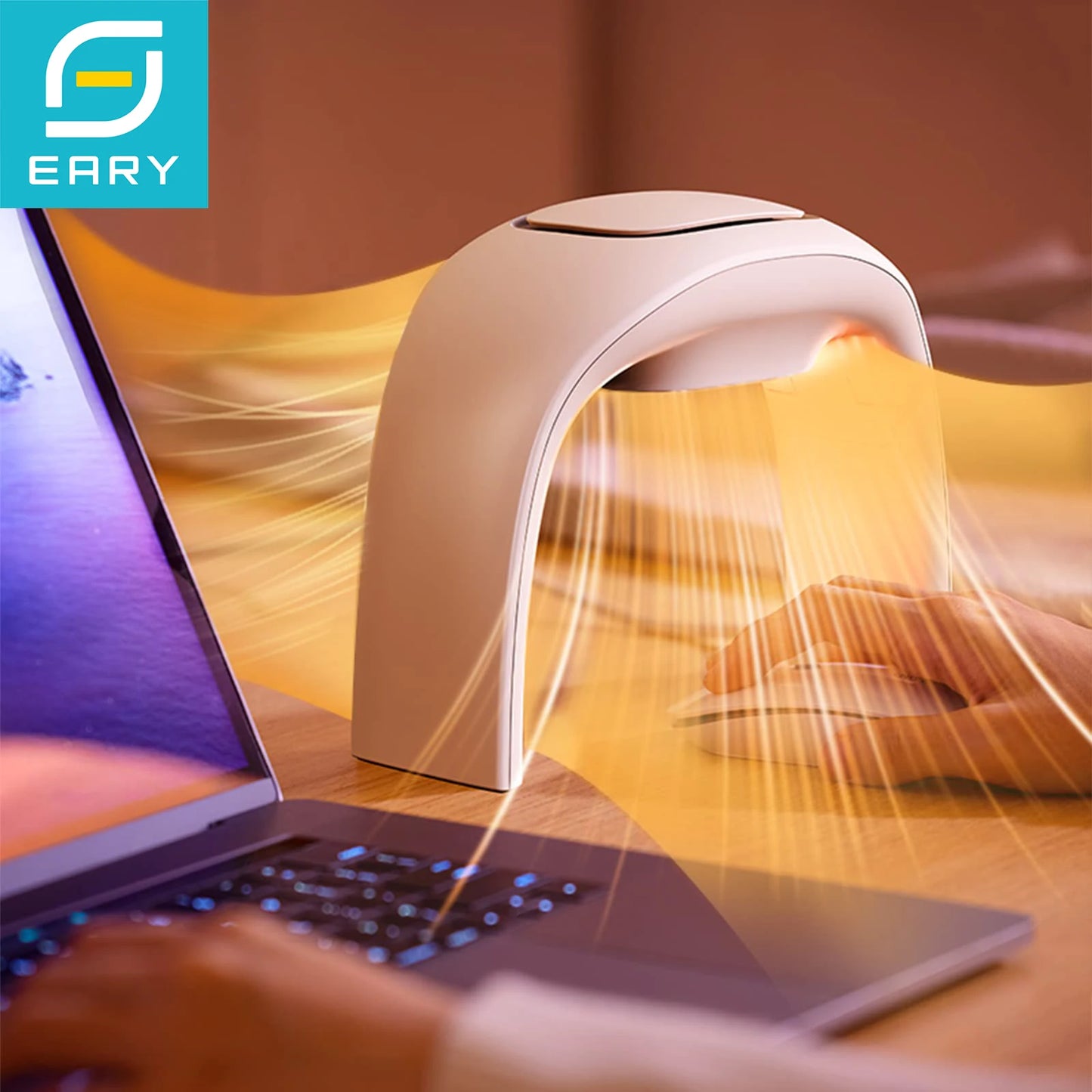 Eary Heated Mouse Pad Hand Warmer 110V Heated Desk Warmer for Office Gaming Adjustable Temperature Desktop Warmer for Kids Women