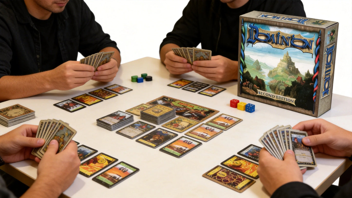 Dominion Board Game 2nd Edition - Classic Deck-Building Strategy Card Game